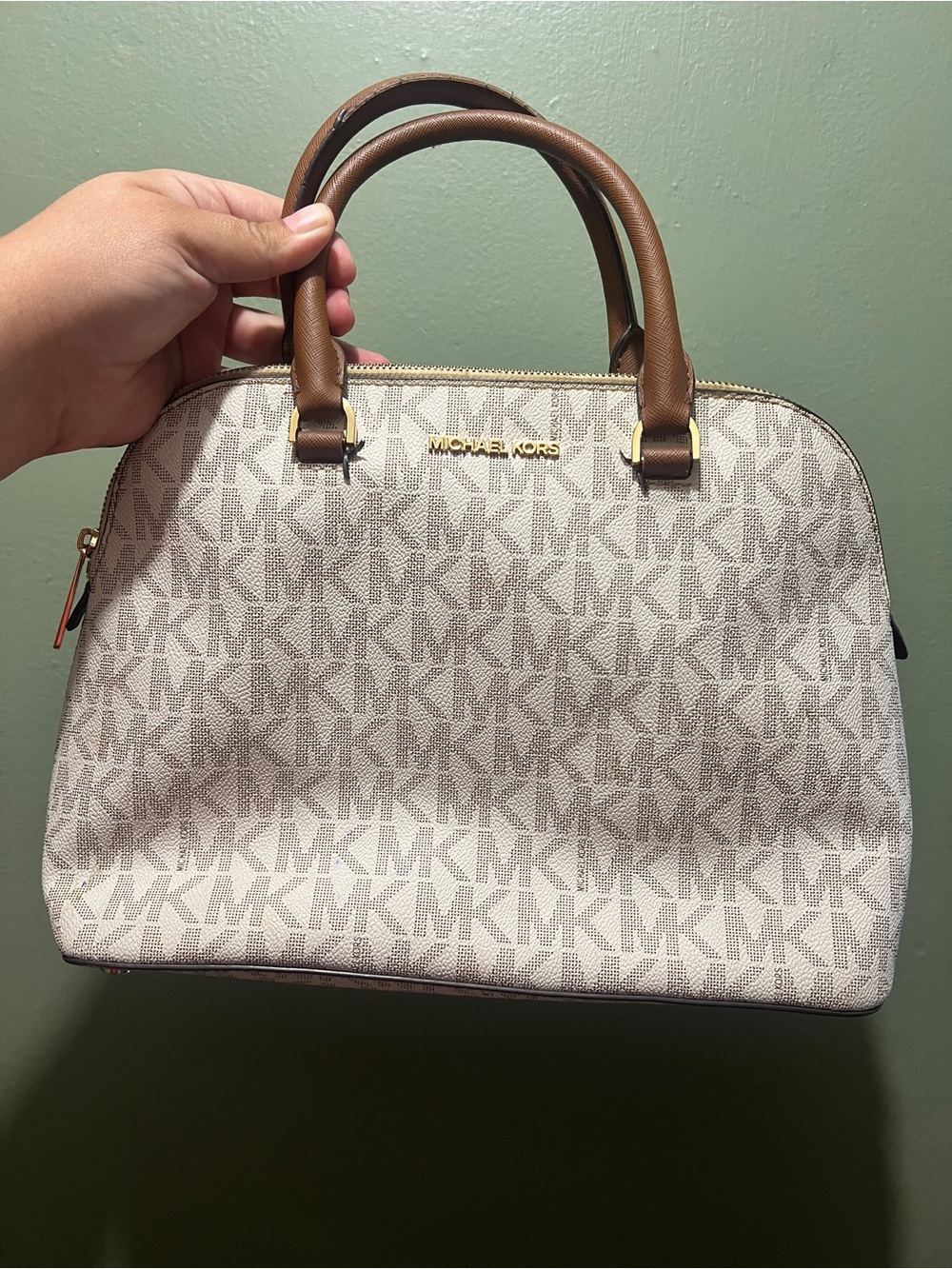 Michael Kors Cindy Large Dome Satchel